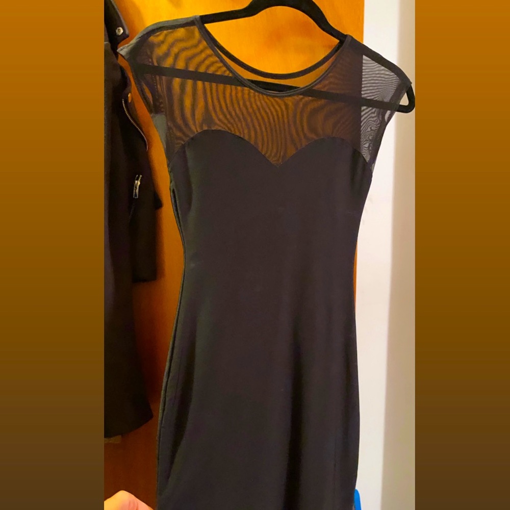 American apparel sweetheart-neckline fitted dress